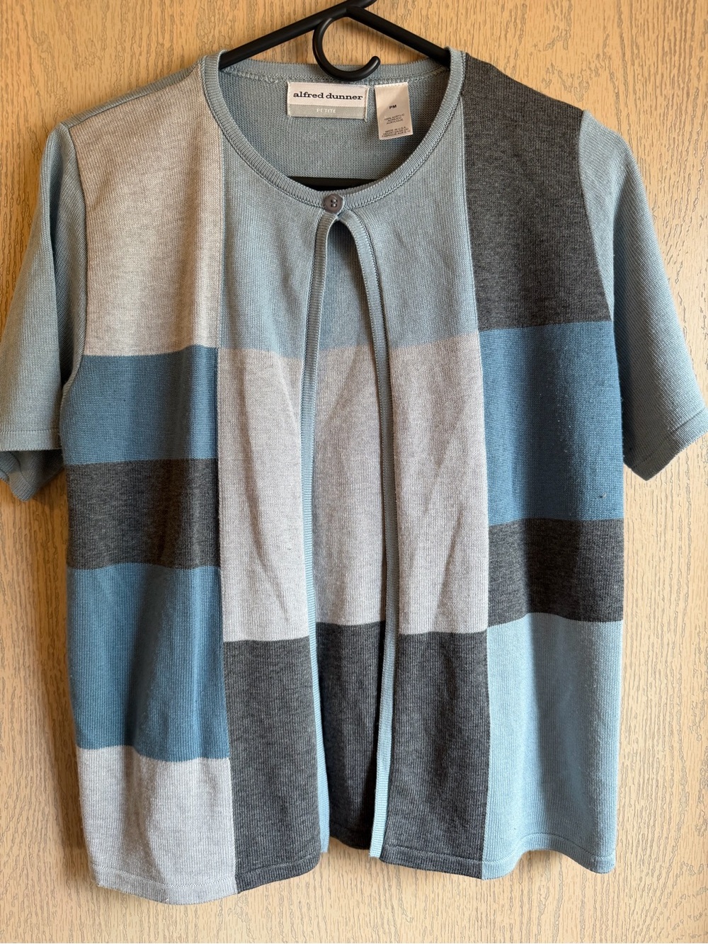 Alfred Dunner Short Sleeve Cardigan